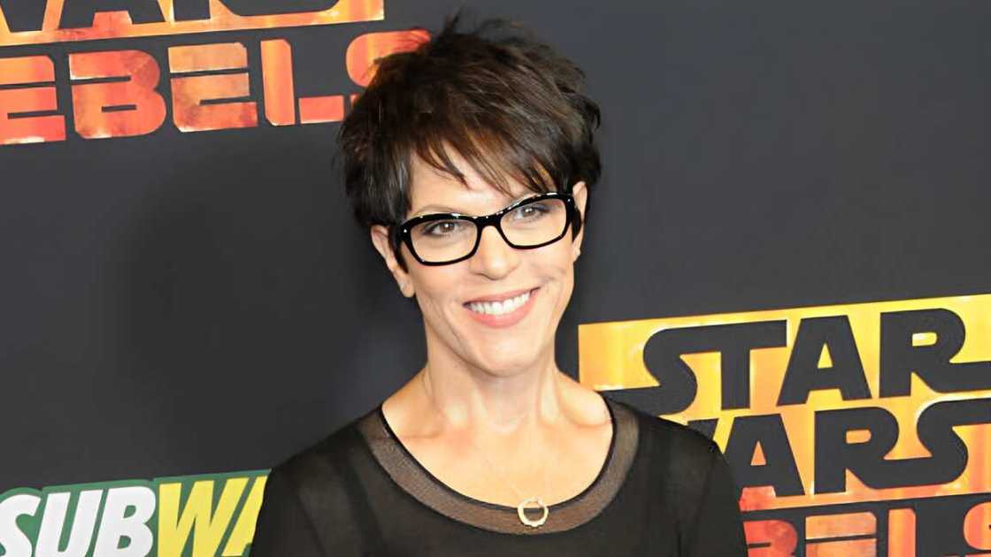 Actress April Winchell at AMC Century City. Actress April Winchell at AMC Century City.