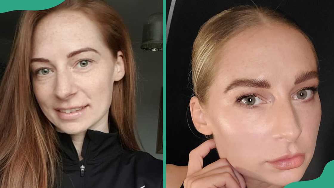 Lauren Richardson in a past and recent photo Lauren Richardson in a past and recent photo