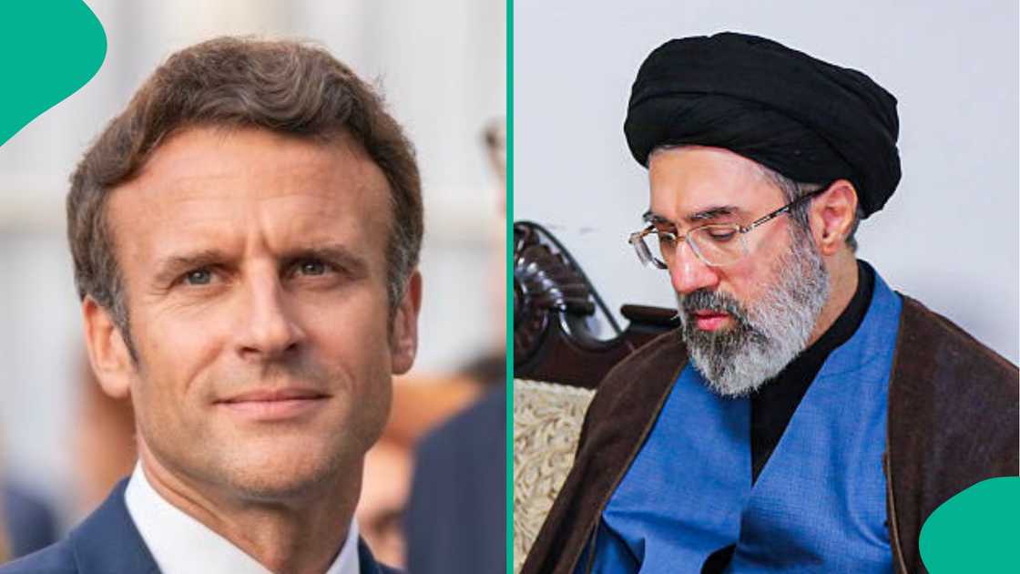 Emmanuel Macron da Mojtaba Khamenei Emmanuel Macron da Mojtaba Khamenei