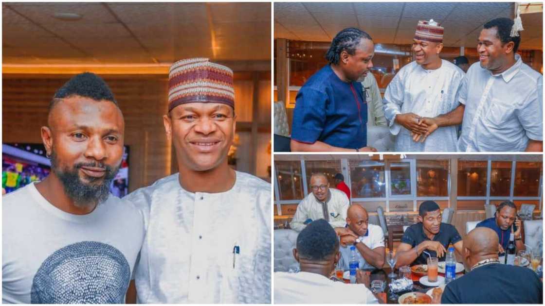 Super Eagles Legends in Kano for Tinubu/2023 Presidential Election/Mutiu Adepoju/Julus Aghahowa