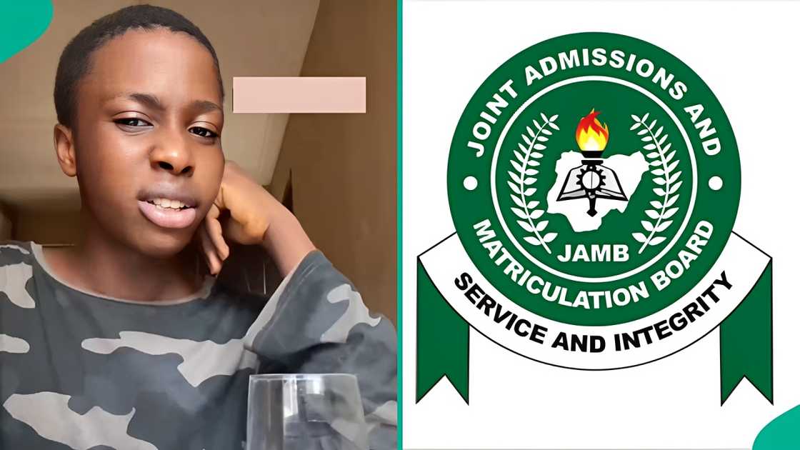 A young man who sat for the 2026 UTME laments over his score in English A young man who sat for the 2026 UTME laments over his score in English