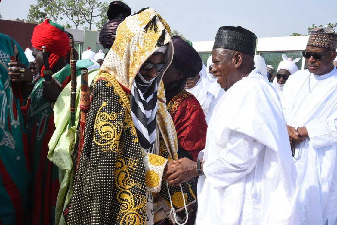 Kano Governor Ganduje/Former Kano Emir Muhammadu Sanusi