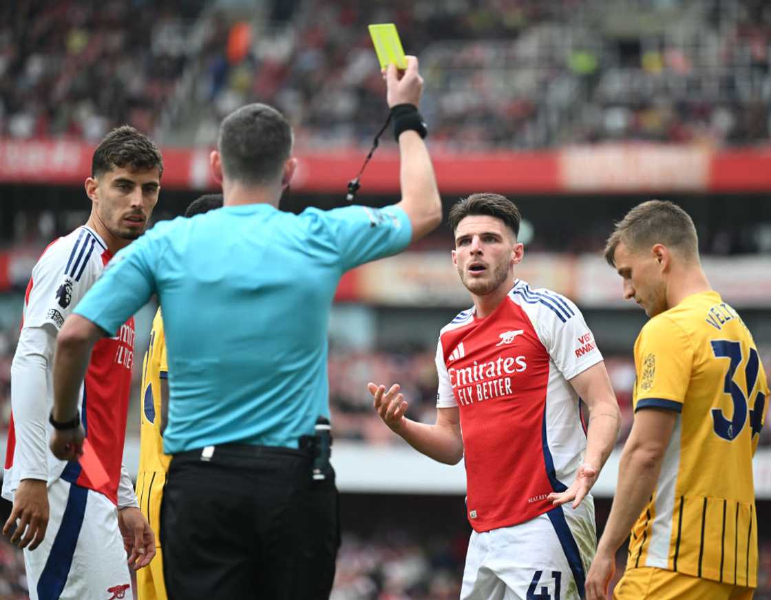 Declan Rice, Arsenal, Brighton, Tottenham Hotpsur, why Rice cannot appeal red card