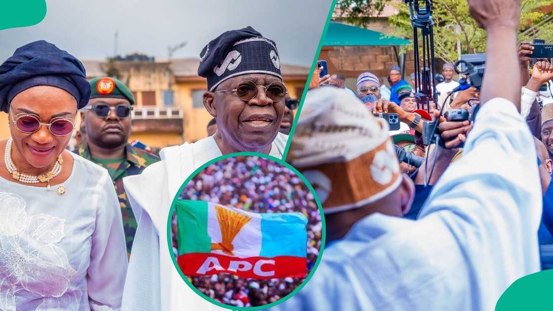 Viral Video Shows President Tinubu Arriving at Lagos School for APC Presidential Primary