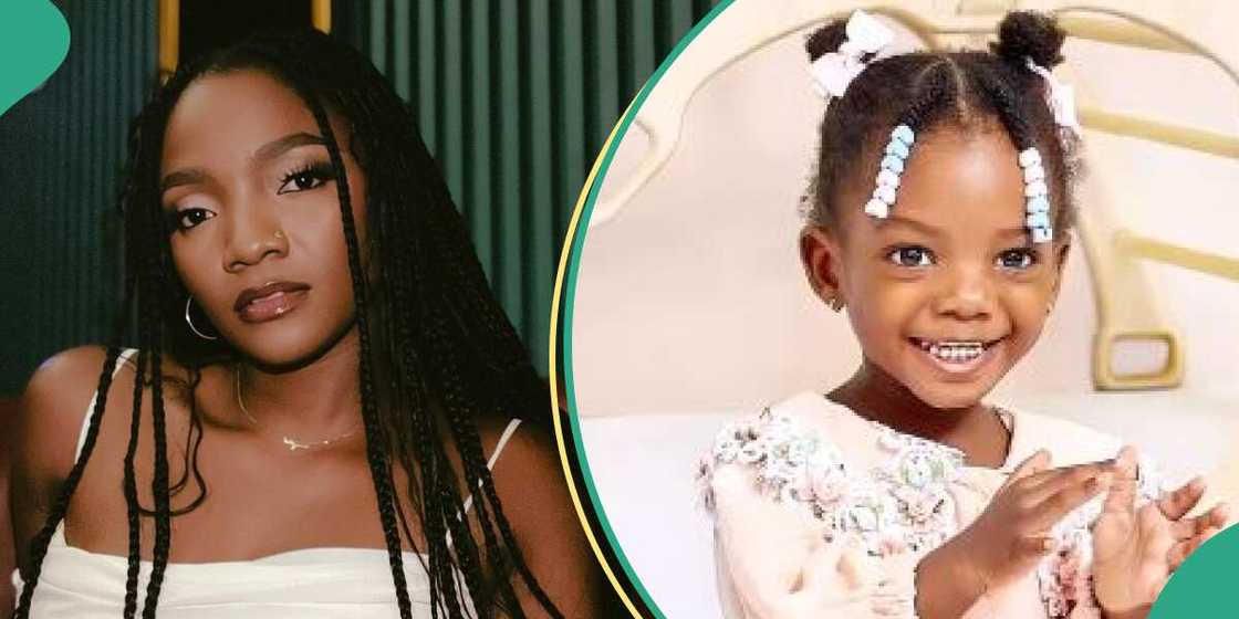 Simi's daughter Deja request for a baby. Simi's daughter Deja request for a baby.