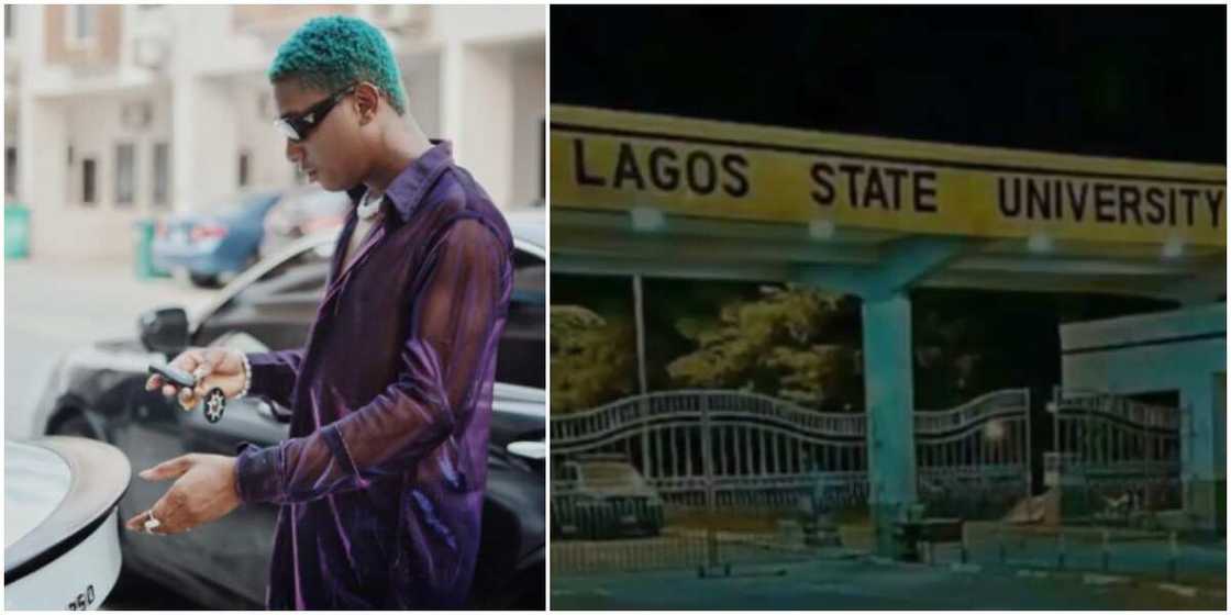 Bella Shmurda and LASU Bella Shmurda and LASU