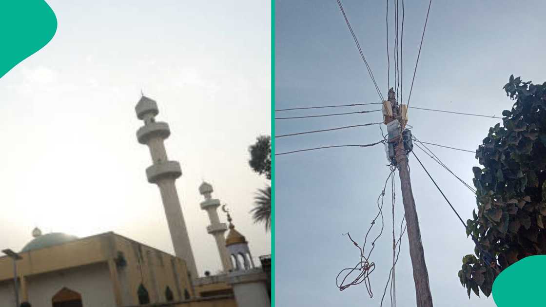 Wani masallaci da wayar wuta