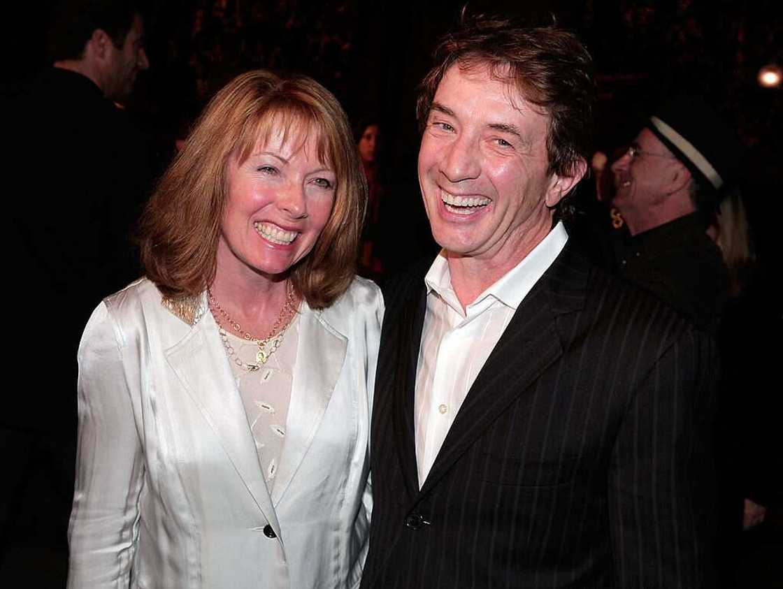 Actors Nancy Dolman and Martin Short at the Paramount Theater