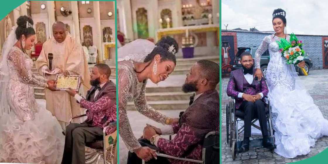 Uyai Innocent ties the nuptial knot with her physically challenged lover in Akwa Ibom state Uyai Innocent ties the nuptial knot with her physically challenged lover in Akwa Ibom state