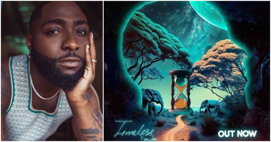 Davido drops Timeless album, fans react. Davido drops Timeless album, fans react.