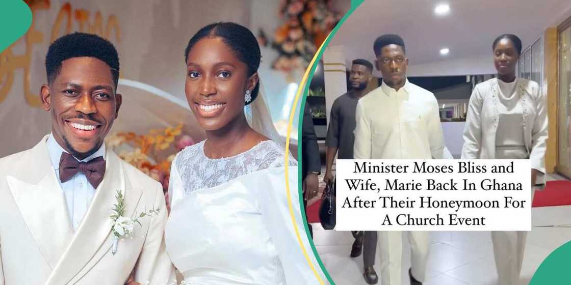 Moses Bliss and wife in Ghana. Moses Bliss and wife in Ghana.