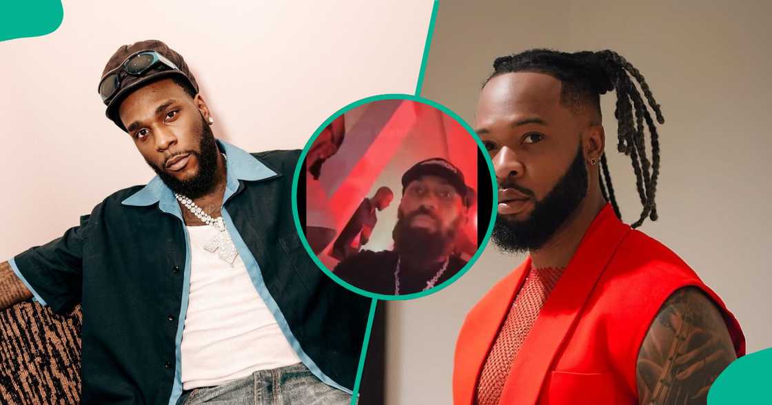 Nigerian singers Burna Boy, Phyno, Flavour extend greeting to each other in a Christmas party