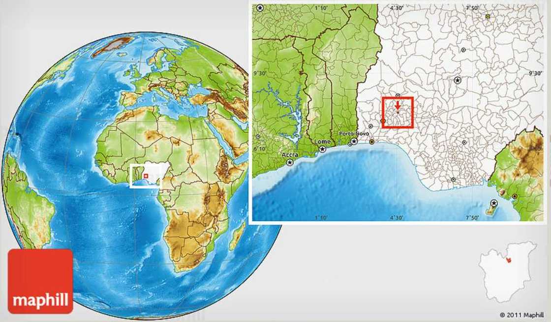 Smallest city by land mass