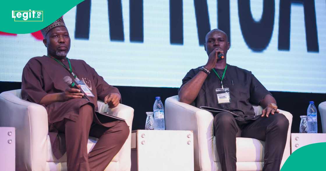 Legit.ng's Victor Enengedi Moderates Key Panel on Digital Economy at the Nigeria Innovation Summit