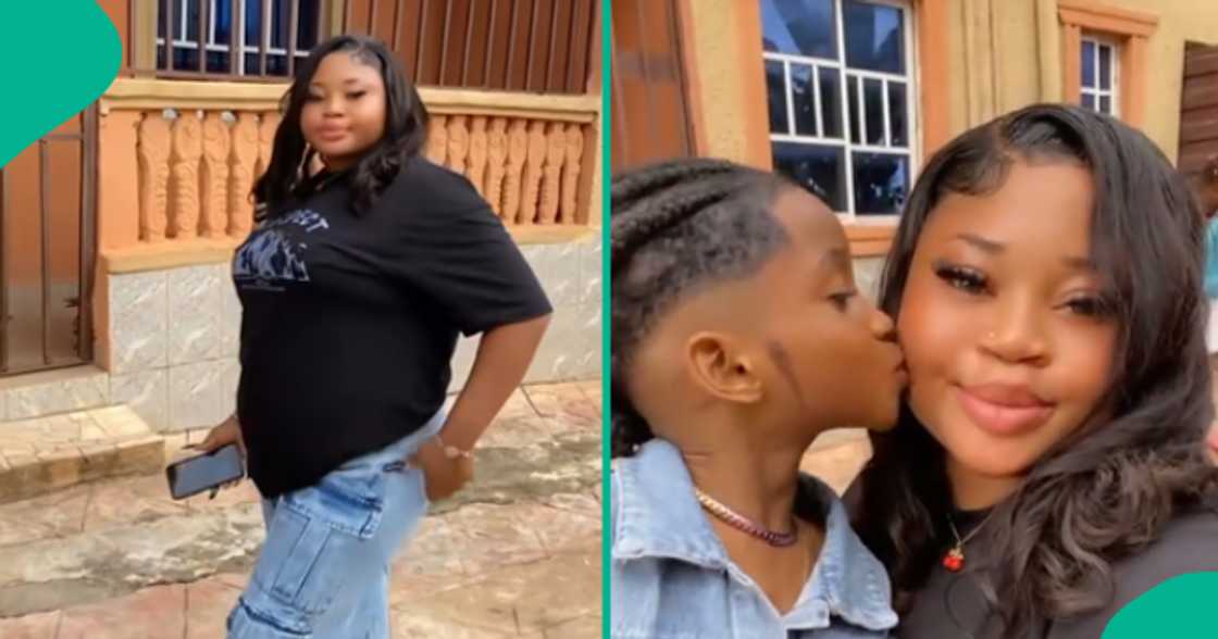 Mum reacts as son dresses like a masquerade after 1-week holiday. Mum reacts as son dresses like a masquerade after 1-week holiday.