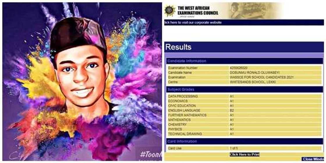 Ronald Dosunmu Makes Straight "As" in WAEC Ronald Dosunmu Makes Straight "As" in WAEC