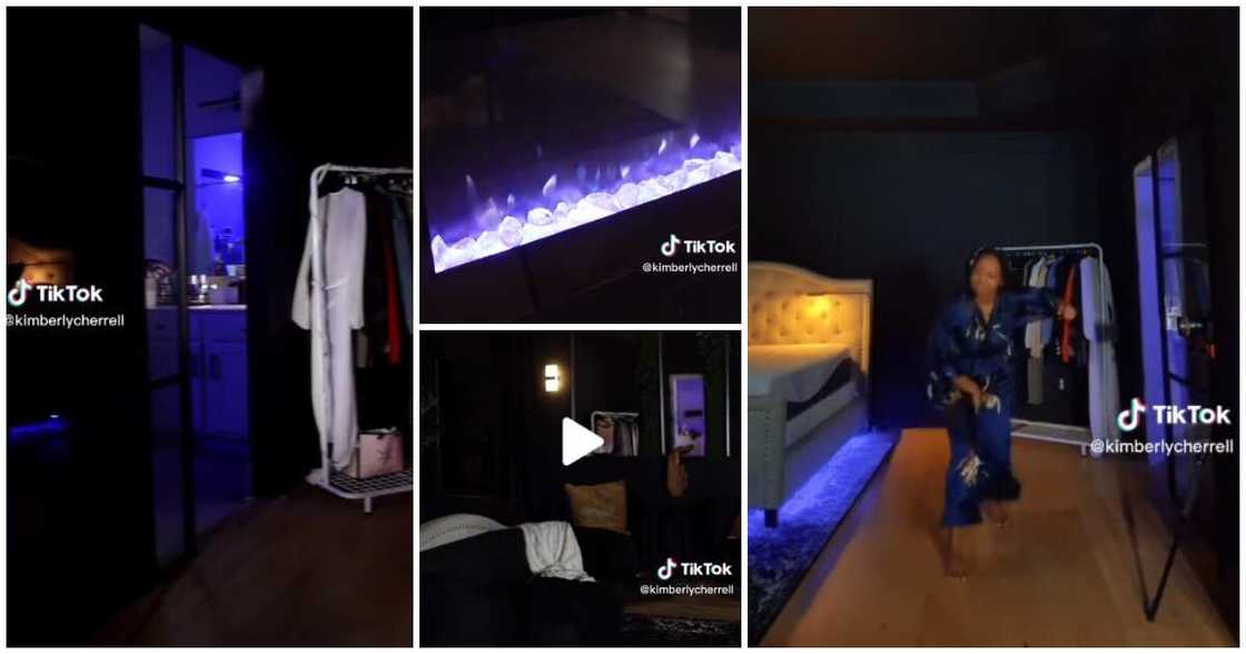 Kimberly Cherrell, lady paints her room walls black, lady paints her ceiling black Kimberly Cherrell, lady paints her room walls black, lady paints her ceiling black