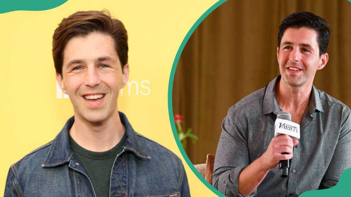 Josh Peck at the premiere of IFC Films' Paint (L). Actor at the Hollywood & Antisemitism Summit (R) Josh Peck at the premiere of IFC Films' Paint (L). Actor at the Hollywood & Antisemitism Summit (R)