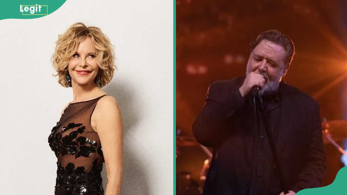 Meg Ryan and Russell Crowe appear at different events