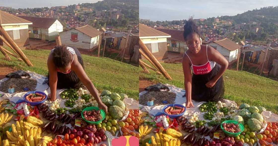 Securing the Bag: Lady Inspires the Net With Her Fruit and Veg Hustle Securing the Bag: Lady Inspires the Net With Her Fruit and Veg Hustle