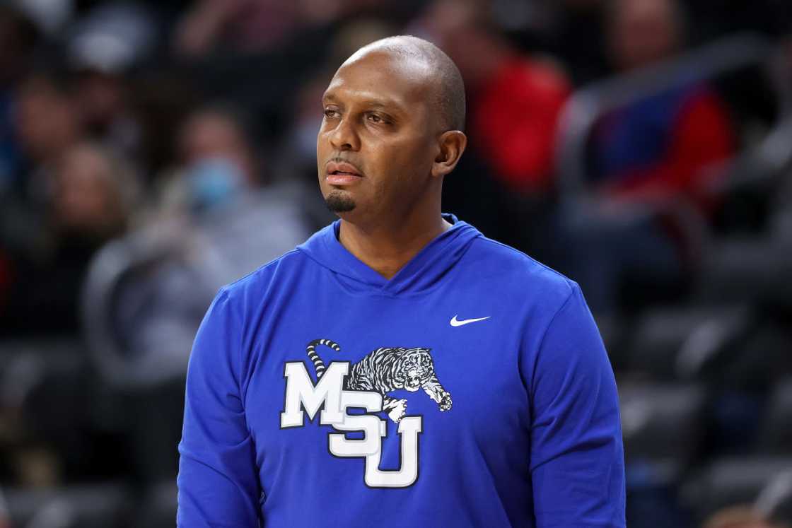 Penny Hardaway at Fifth Third Arena on 15 February 2022 in Cincinnati, Ohio.