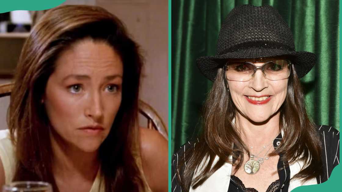 Olivia Hussey as Audra Denbrough (L). Olivia Hussey presents her memoir "Girl on the Balcony (R). Olivia Hussey as Audra Denbrough (L). Olivia Hussey presents her memoir "Girl on the Balcony (R).