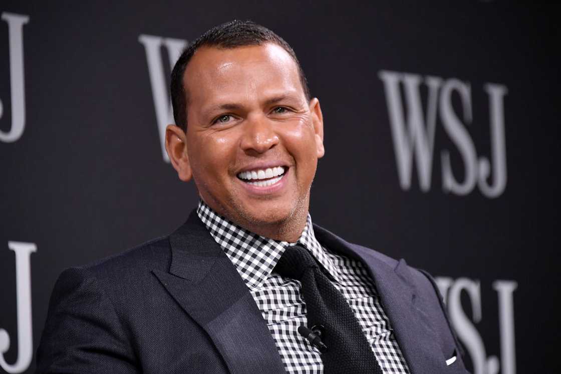 Alex Rodriguez takes part in a panel during WSJ's The Future of Everything Festival