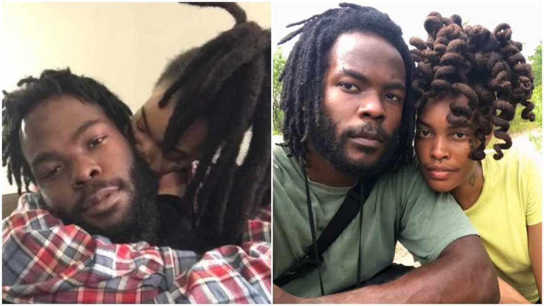 Couple flaunt their natural long hair in amazing photos, many ask how they did it Couple flaunt their natural long hair in amazing photos, many ask how they did it