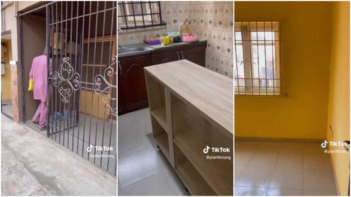 House hunting in Lagos/Man paid for three bedroom apartment.