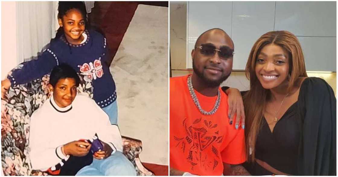 Davido's late mother Davido's late mother