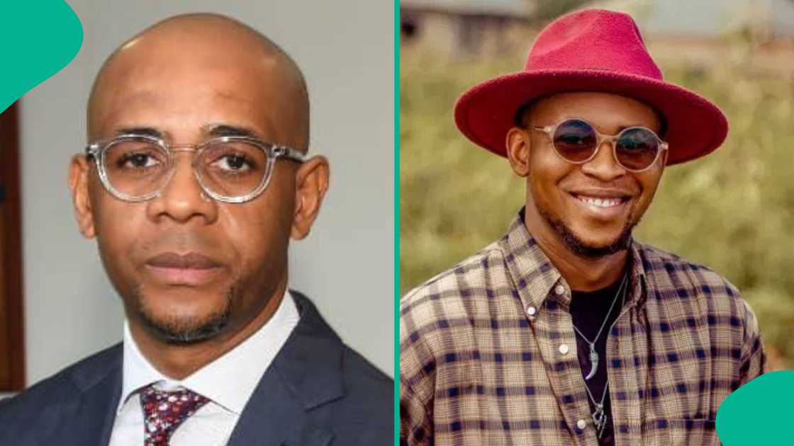 Solomon Buchi reacts as fans say he resembles Baltasar. Solomon Buchi reacts as fans say he resembles Baltasar.