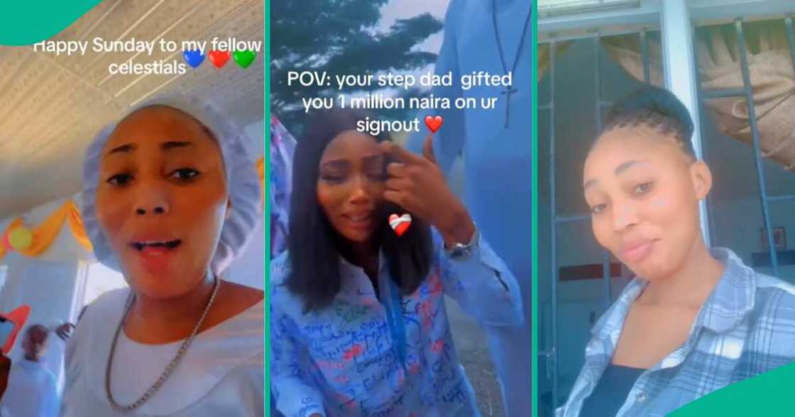 Nigerian lady gets one million naira from step father Nigerian lady gets one million naira from step father