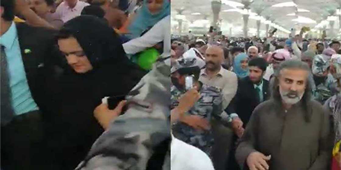 Jami'an tsaron Saudiyya sun cafke 'yan Pakistan 150 da suka yi ihun take siyasa a Masjid Annabawi Jami'an tsaron Saudiyya sun cafke 'yan Pakistan 150 da suka yi ihun take siyasa a Masjid Annabawi