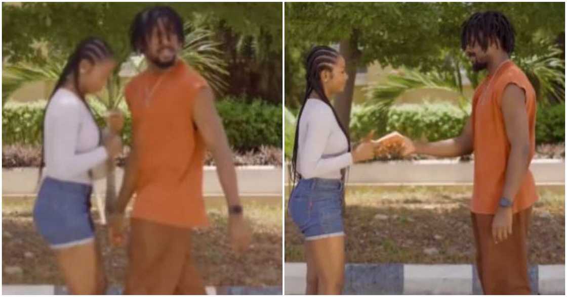 Singer Johnny Drille and alleged girlfriend Singer Johnny Drille and alleged girlfriend