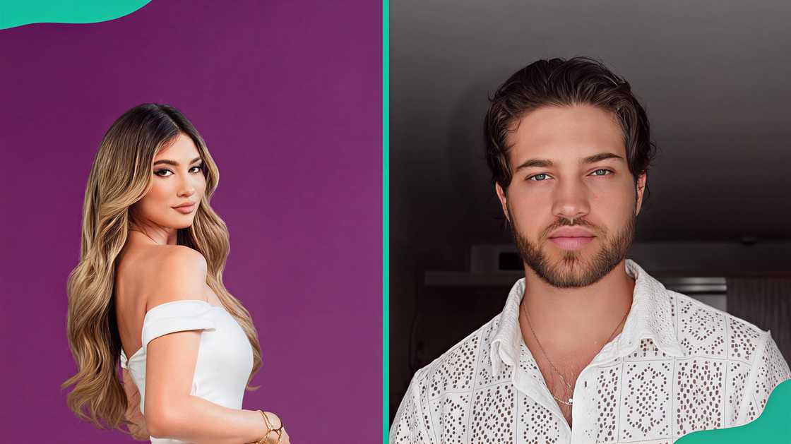 Love Island stars Belle-A Walker and TJ Palma