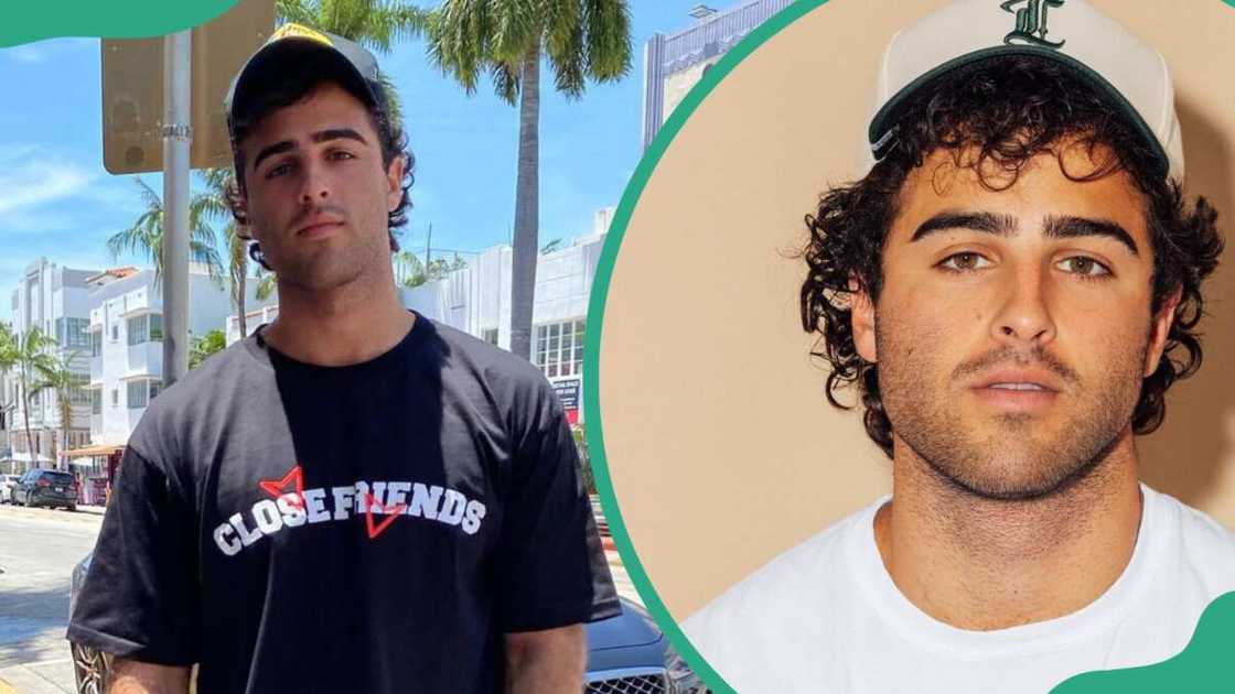 Nick Nayersina posing for pictures at different venues Nick Nayersina posing for pictures at different venues