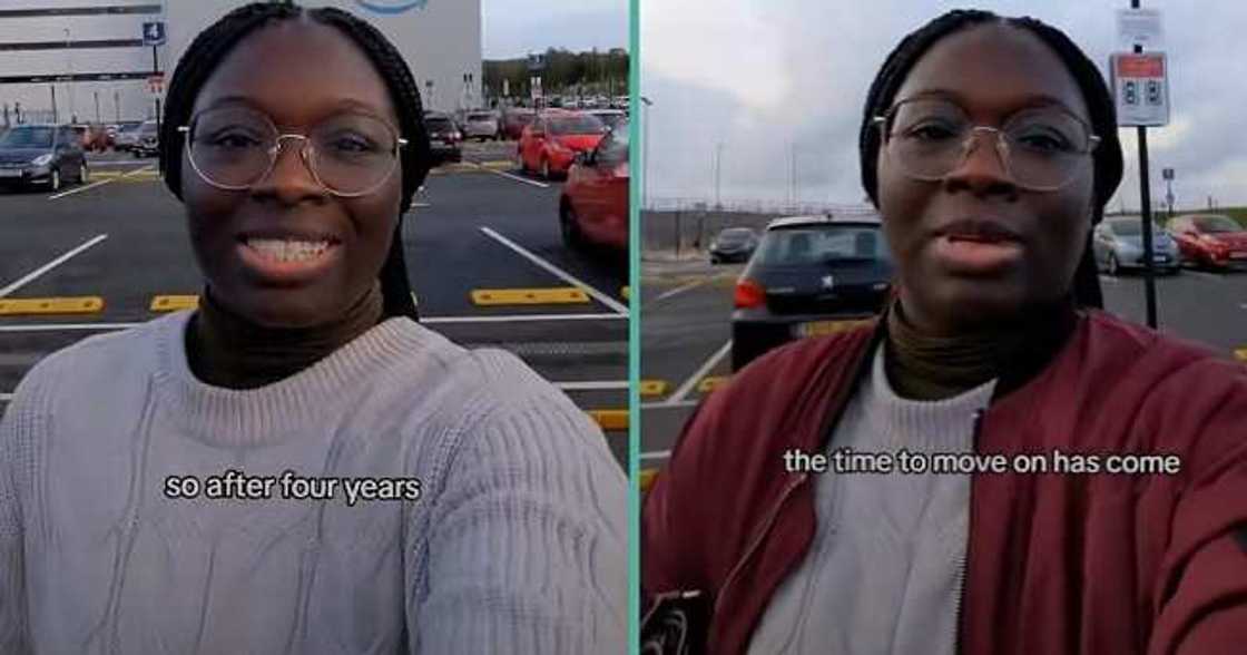 Lady resigns from her job after years Lady resigns from her job after years