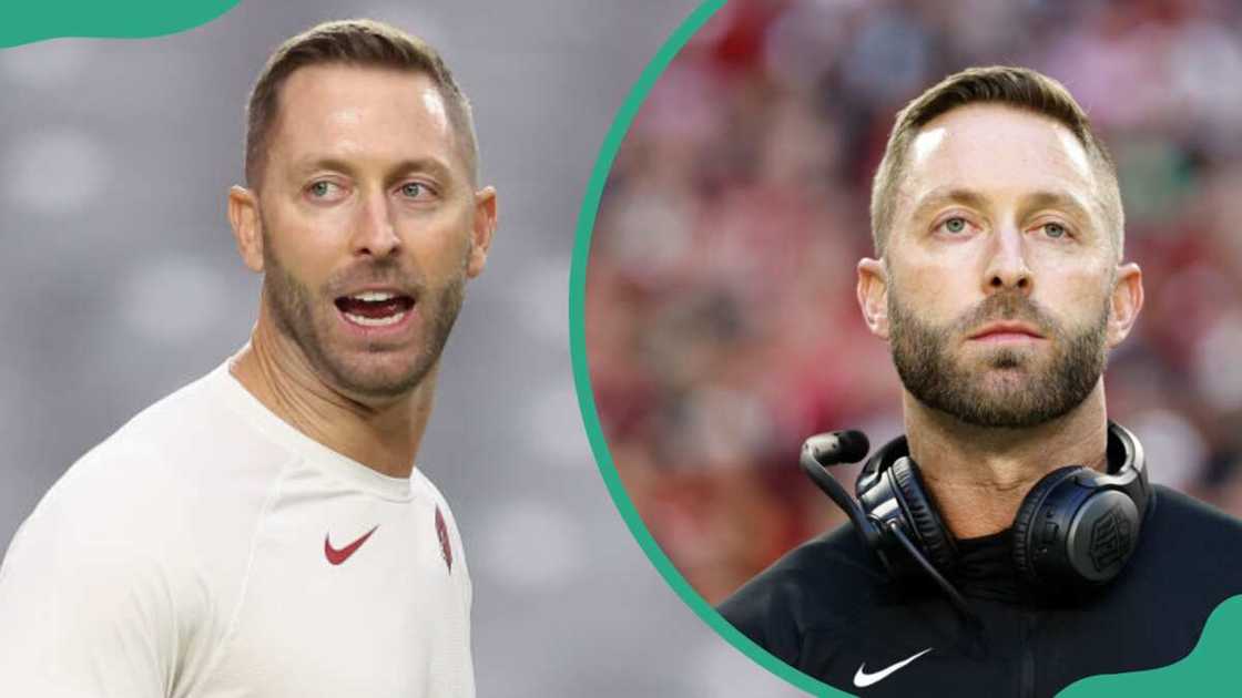 Football coach Kliff Kingsbury at past football events Football coach Kliff Kingsbury at past football events