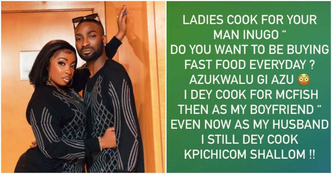Actress Anita Joseph advises ladies to cook for their boyfriends. Actress Anita Joseph advises ladies to cook for their boyfriends.
