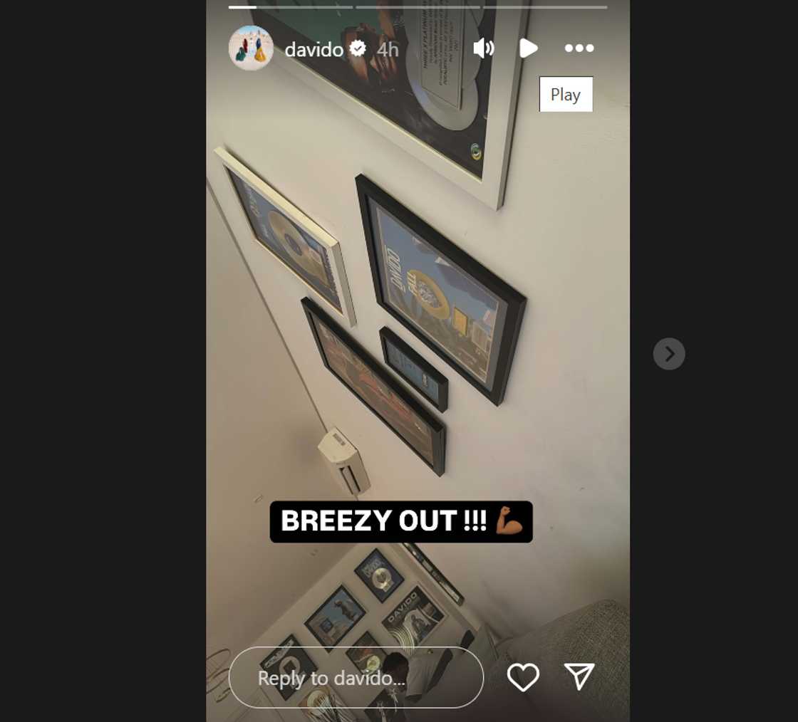 Davido reacts as Chris Brown regains freedom. Davido reacts as Chris Brown regains freedom.