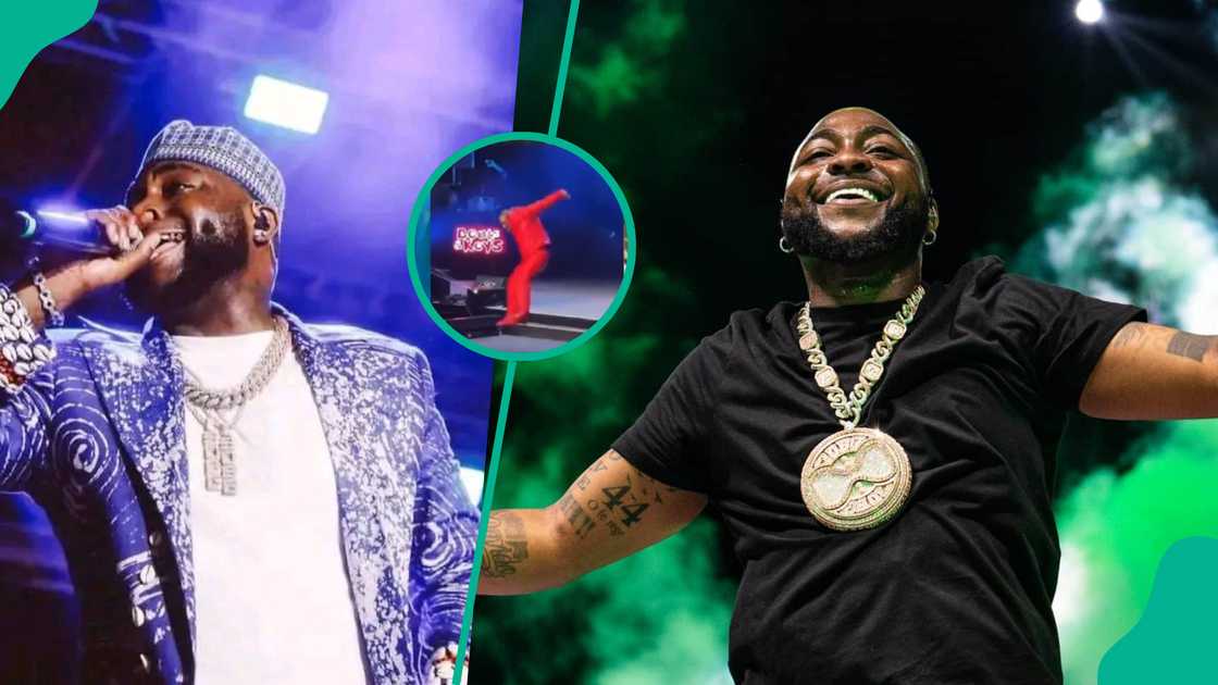 Davido's performance video at a recent concert Davido's performance video at a recent concert