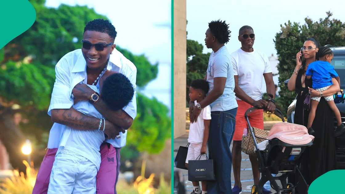 Wizkid celebrates Father's Day with family, including Jada P. Wizkid celebrates Father's Day with family, including Jada P.