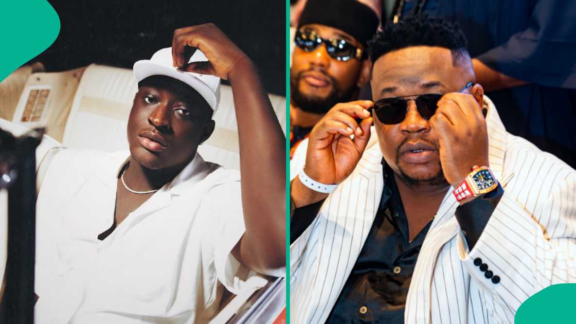 Cubana Chiefpriest and Carter Efe visit Zlatan's store Cubana Chiefpriest and Carter Efe visit Zlatan's store