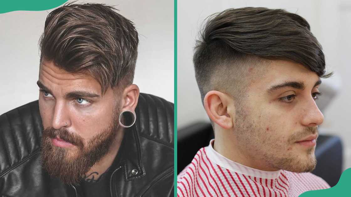 Side-swept hairstyle for men ideas Side-swept hairstyle for men ideas