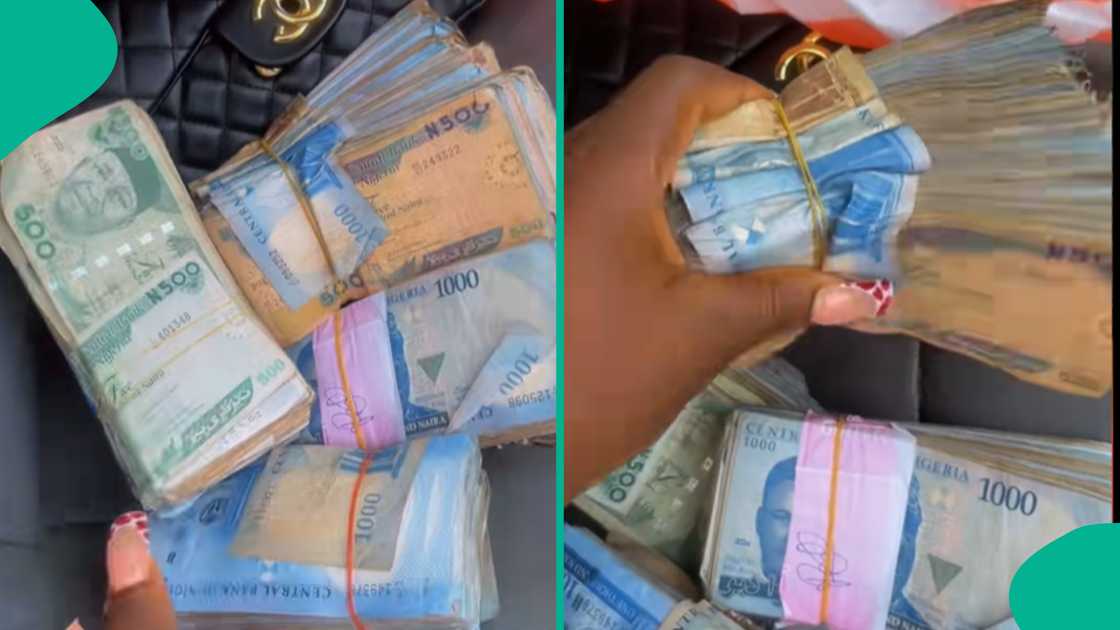 Lady shares amount she got in naira after converting 450,000 francs.