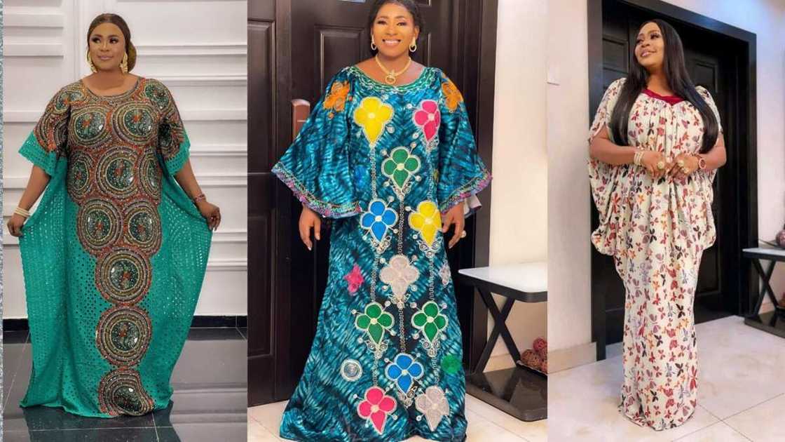 50 stylish Ankara kaftan gowns with stones best styles for 2024 Legit.ng