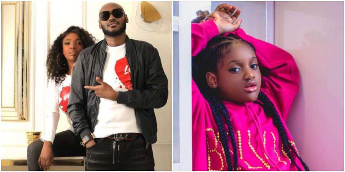 Annie and 2baba's second daughter clocks 8