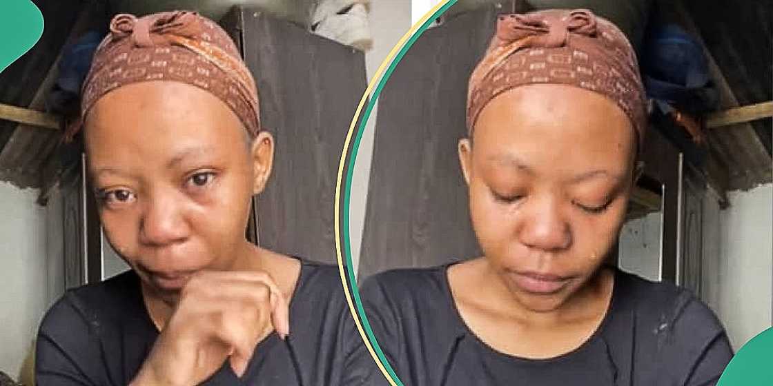 Lady cries uncontrollably after giving love another chance