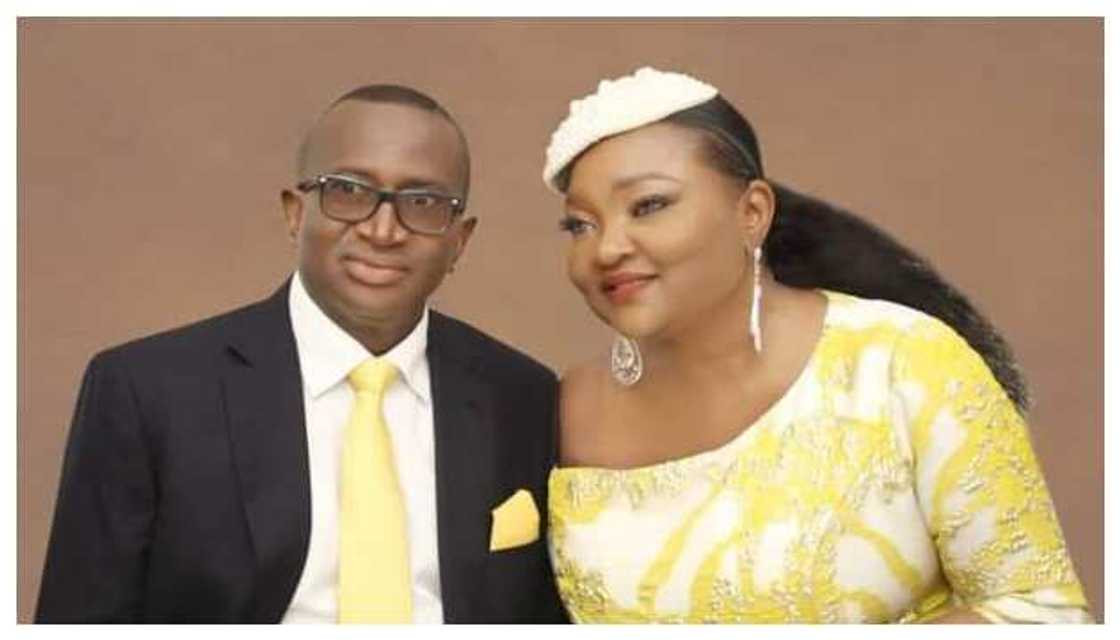 Victor Ndoma-Egba and wife Victor Ndoma-Egba and wife