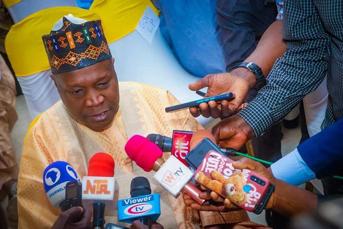 Governor Muhammad Inuwa of Gombe State Governor Muhammad Inuwa of Gombe State